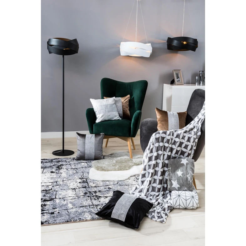 Moderná stojacia lampa TORNADO biela