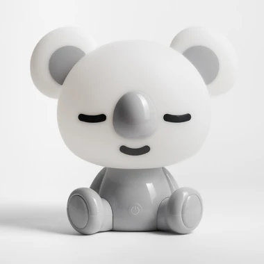 Nočná LED lampa sivá KOALA