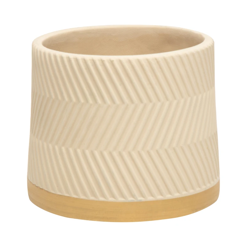 Ozdobný cementový obal 13 cm