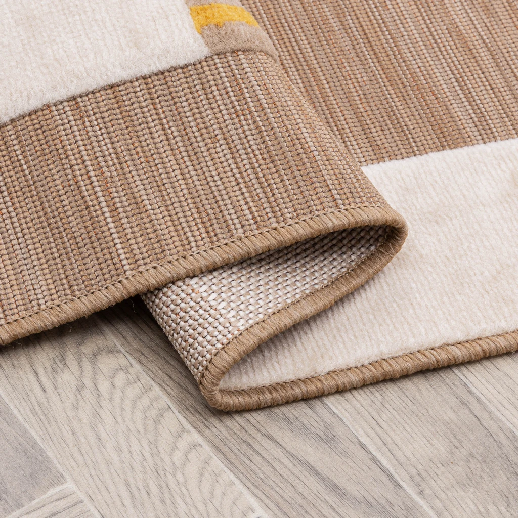 Vonkajší koberec s geometrickým vzorom 3D TROMSO 120 x 170 cm