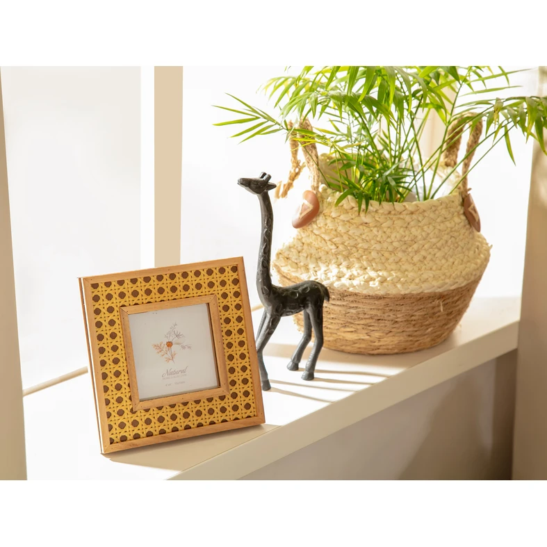 Ozdobný obal, pletený košík 21 cm