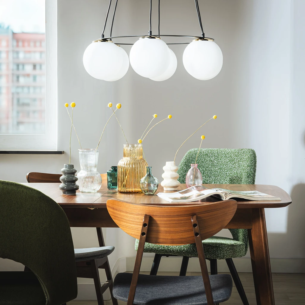 Hnedá váza IRIS 12,5x20,5 cm