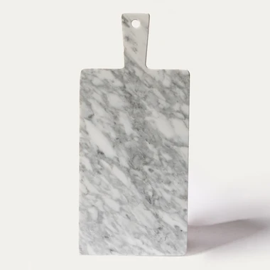 Obdĺžniková mramorová doska na krájanie 33x15 cm