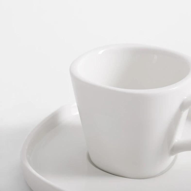 Šálka s podšálkou CARRE 70 ml