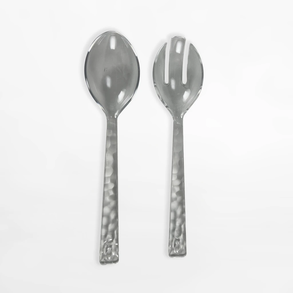 Komplet plastikowych łyżek do sałaty, 2 szt.