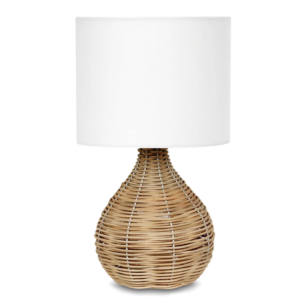 Ratanová stolná lampa BALI