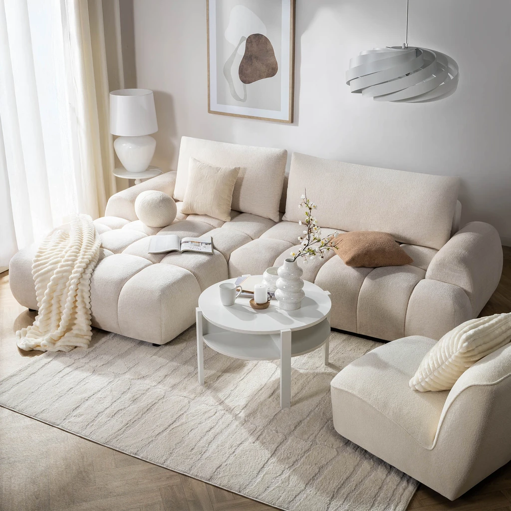 Závesná lampa VENTO biela