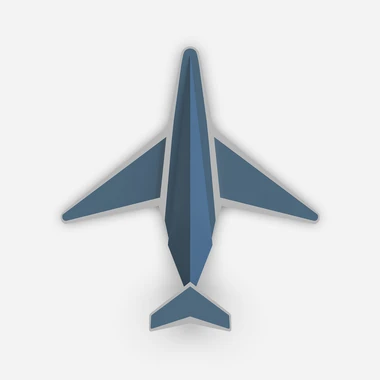 Nástenné LED svietidlo v modrej farbe SKY