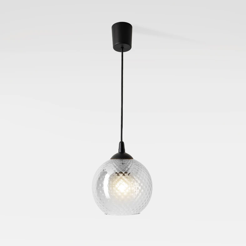 Lampa posiada oprawę dla 1 żarówki LED typu E27 o mocy maksymalnej 15W.