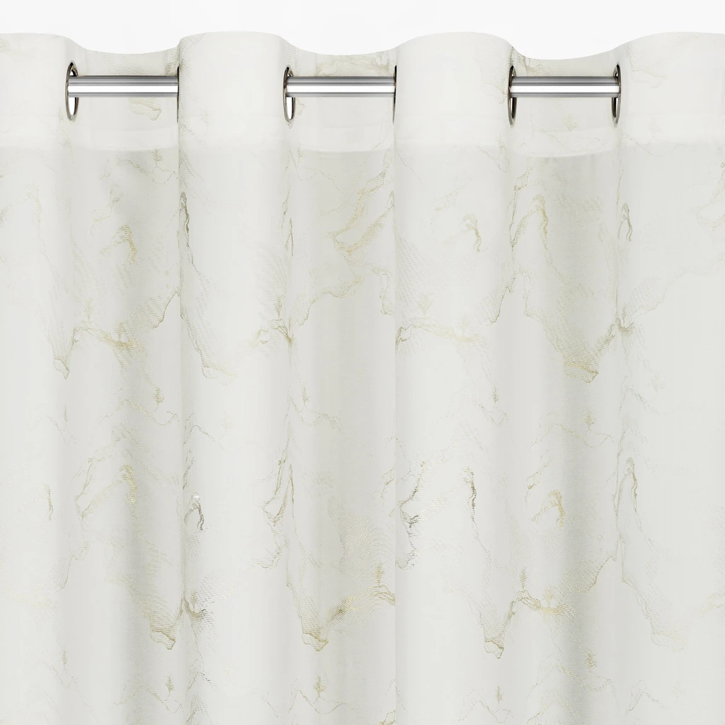 Záves na kolieskach ecru EMILI 140x250 cm