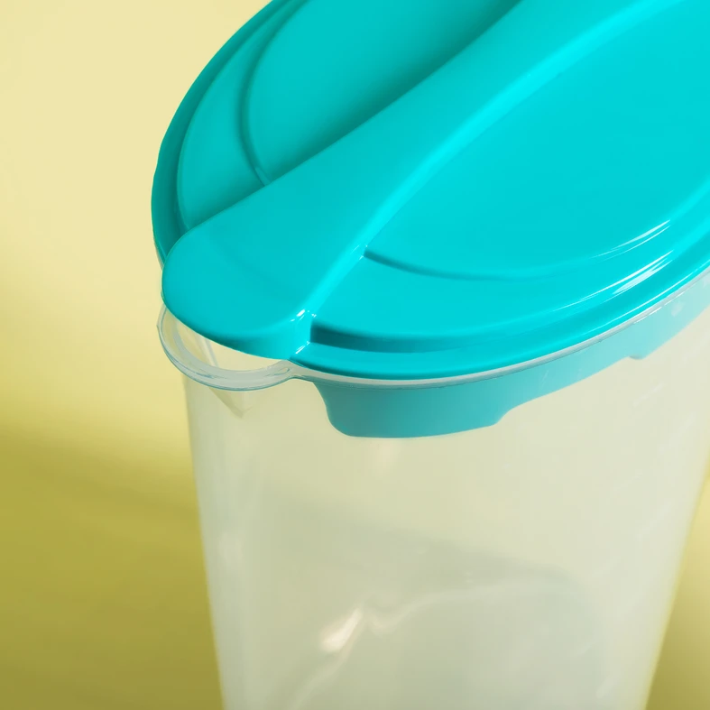 Súprava plastový džbán a 4 zelené poháre