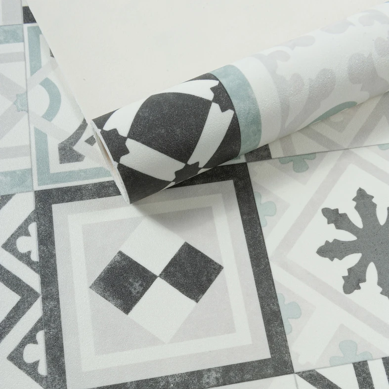 Behúň do kuchyne zelený, s marockým vzorom, 67x200 cm