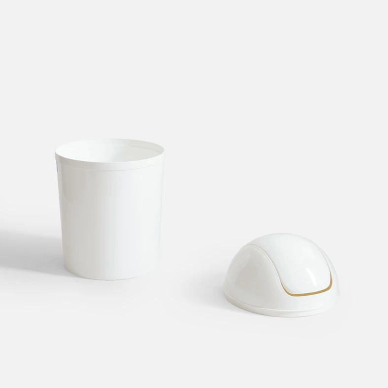 Odpadkový kôš biely 5 l