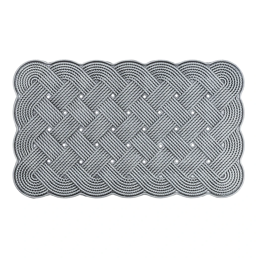 Gumená rohožka s prepletaným vzorom 45x75 cm