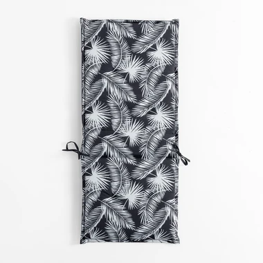 Vankúš na stoličku čierny SAMBA, 50x118 cm