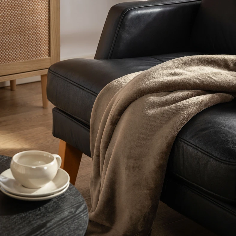 Hnedá baránková deka CASMIR 130x160 cm