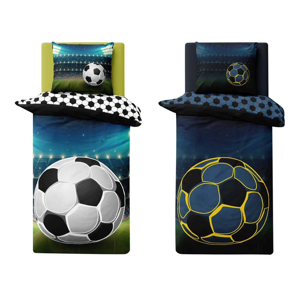 Detské obliečky svietiace v tme FLUO LOPTA 140x200 cm
