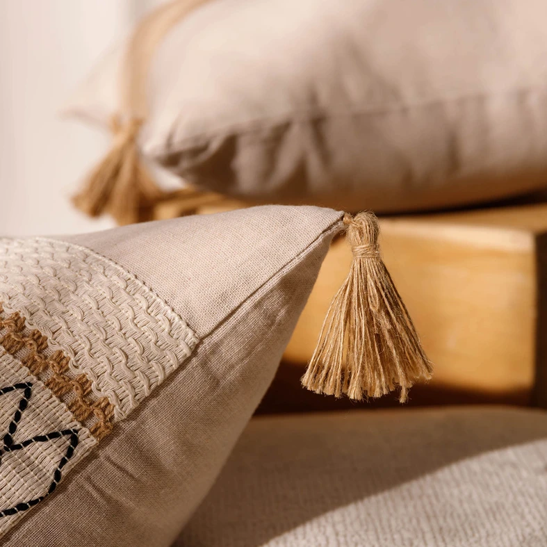 Dekoračná obliečka na vankúš v kosoštvorcoch LESA 45x45 cm