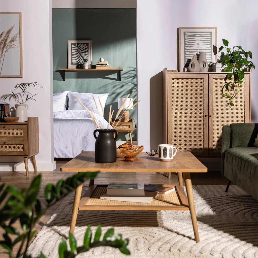 Váza s rukoväťami čierna 20 cm