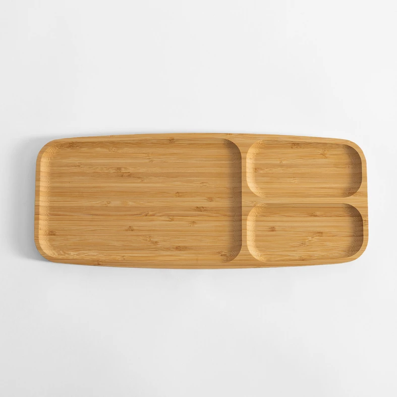 Bambusový servírovací tanier 39x16 cm