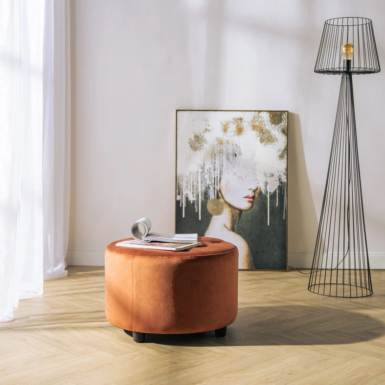 Stojacia lampa SOUL BLACK čierna