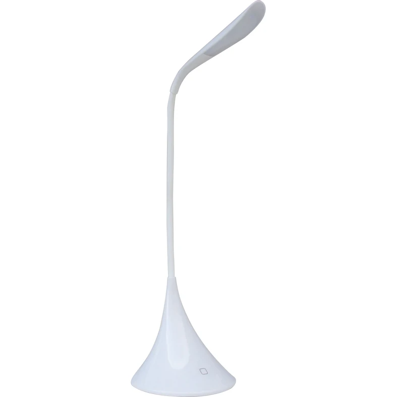 Stolná lampa LED PDL04W USB biela