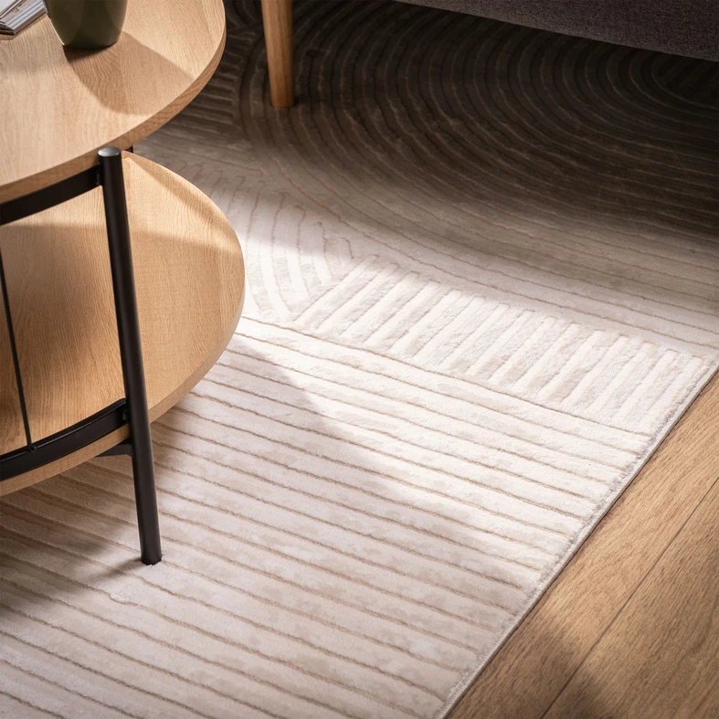 Geometrický koberec MODICA krémový 120x170 cm