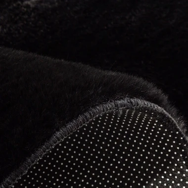 Moderný koberec RABBIT čierny, 80x150 cm