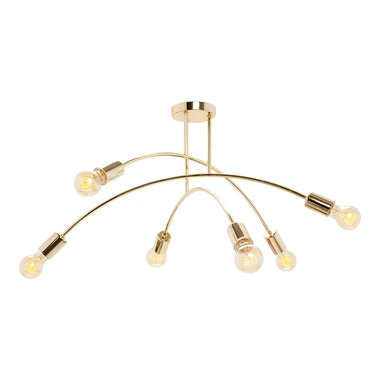 Stropné svietidlo zlaté KORTE 43 cm