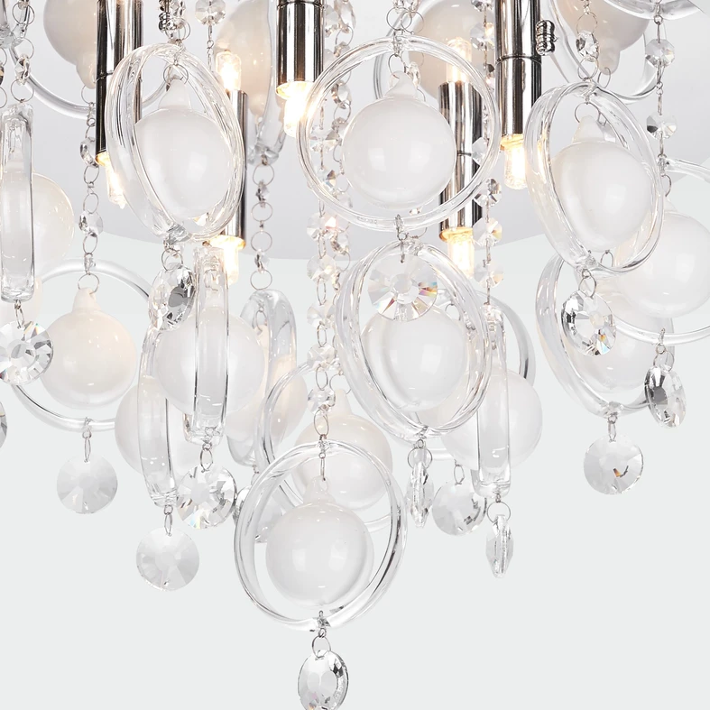 Stropné svietidlo chrómované 5xG9 GRESSA