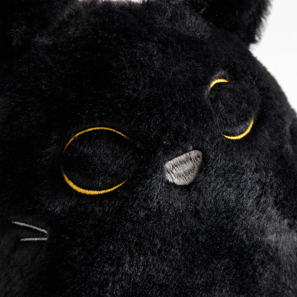 Vankúš HUGGIE čierna mačka 50x33 cm