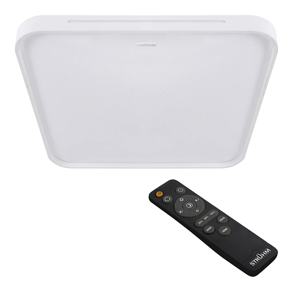 Stropné svietidlo LED s diaľkovým ovládaním 48W biely WENA 48,5 cm