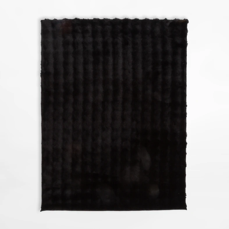 Moderný koberec MODESTO, čierny, 120x160 cm