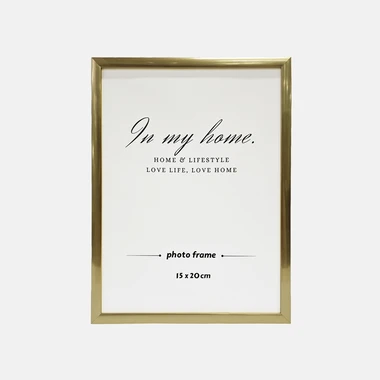 Fotorámik 15x20 do obývacej izby zlatý