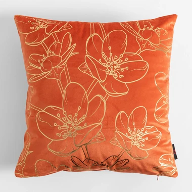 Obliečka na vankúš v oranžovej farbe CASILA 45x45 cm