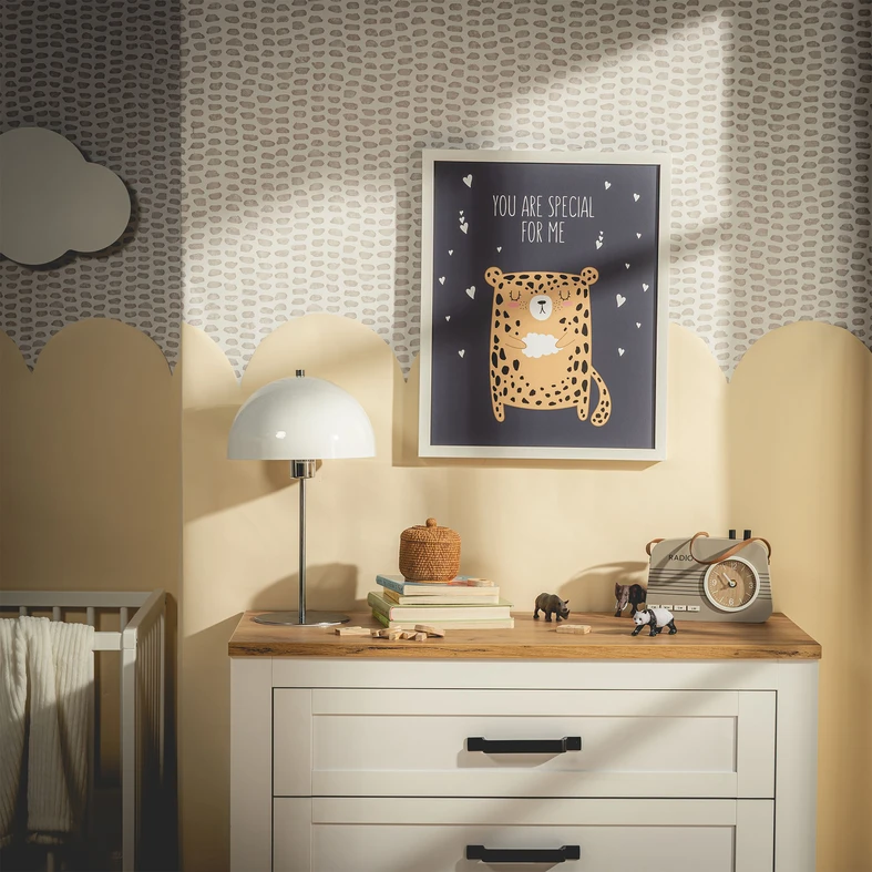 Obraz s motívom spiaceho leoparda PANTHER 40x50 cm