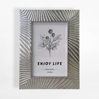 Rám na fotografiu v glamour štýle 10x15 strieborný