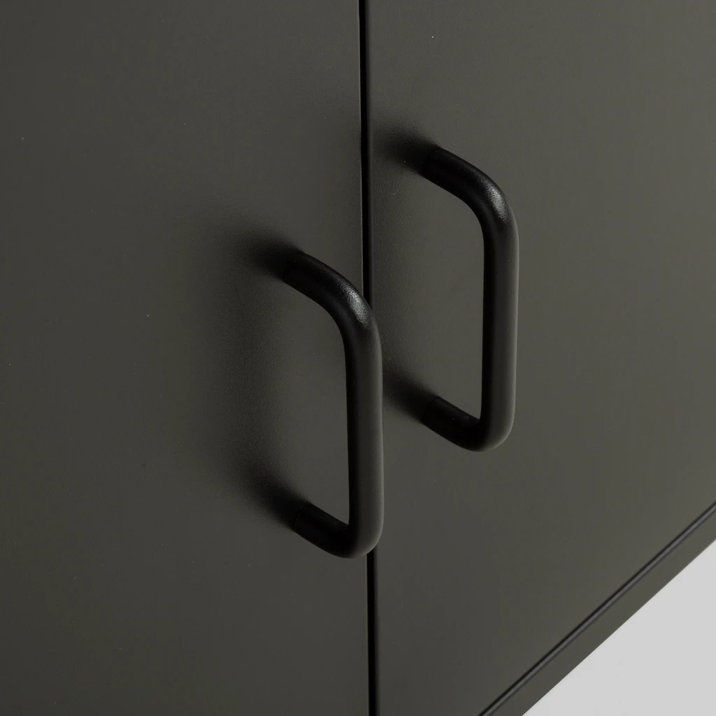 Komoda 2-dverová SOLANS čierna