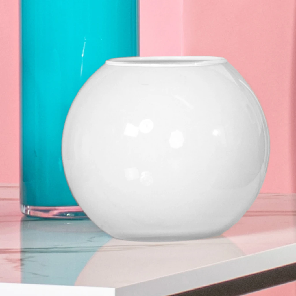 Biela váza GUĽA 17 cm