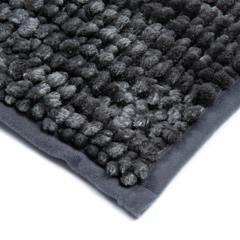 Kúpeľňový koberček CHENILLE, tmavosivý 50x80 cm