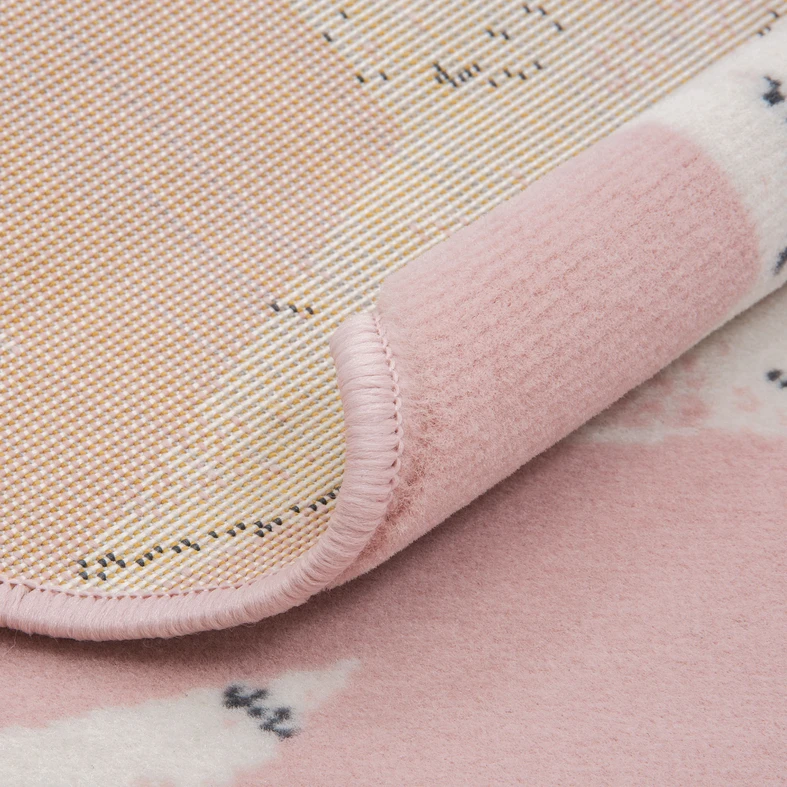 Ružový koberec HVIEZDY 120x170 cm