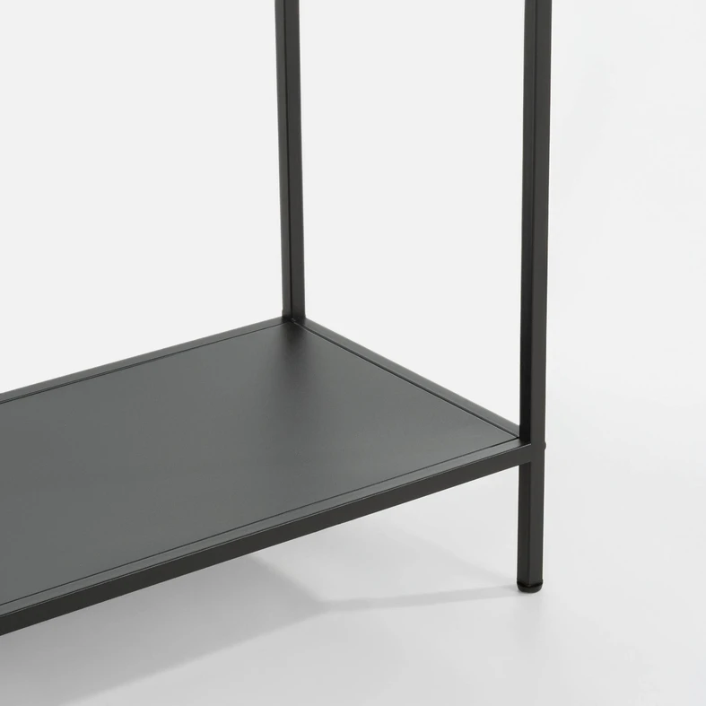 Čierna kovová konzola HOCCA