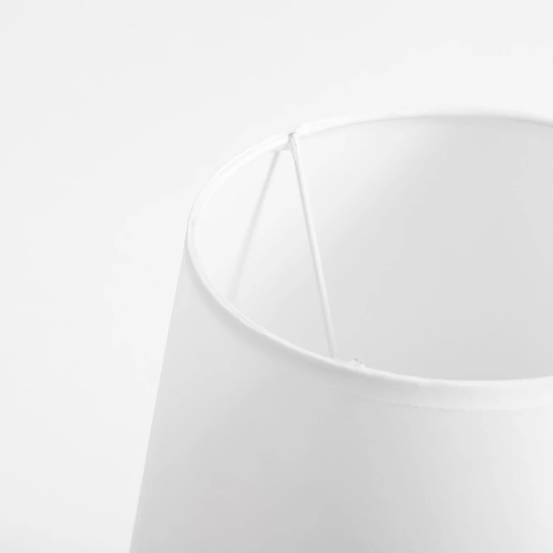 Stolná lampa s tienidlom čierno-biela 31,5 cm