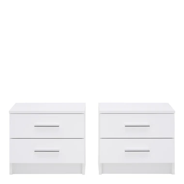 MARSYLIA biele nočné stolíky 2 ks