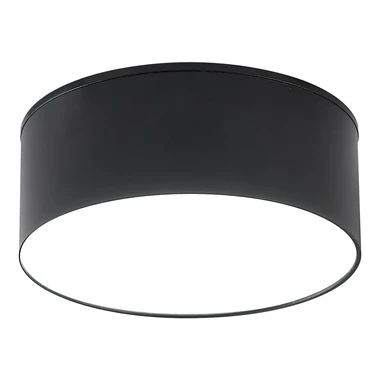 Stropné svietidlo LED teplá farba 3000K čierna SOLARI 12 cm