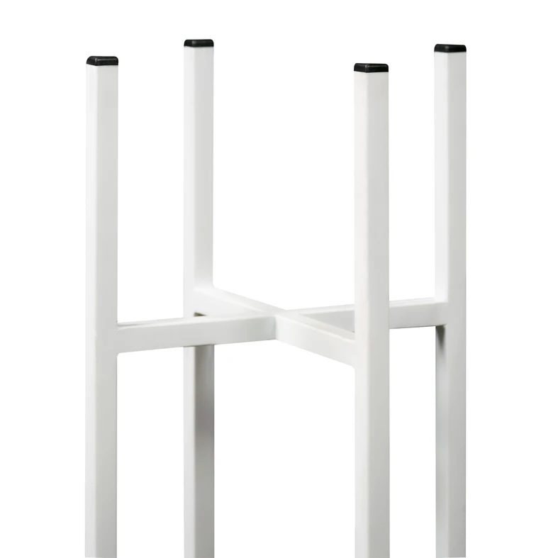 Kovový stojan na kvetináč ANGERS biely