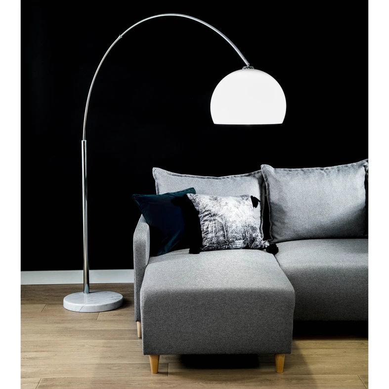 Oblúkové stojace svietidlo do obývačky VISION