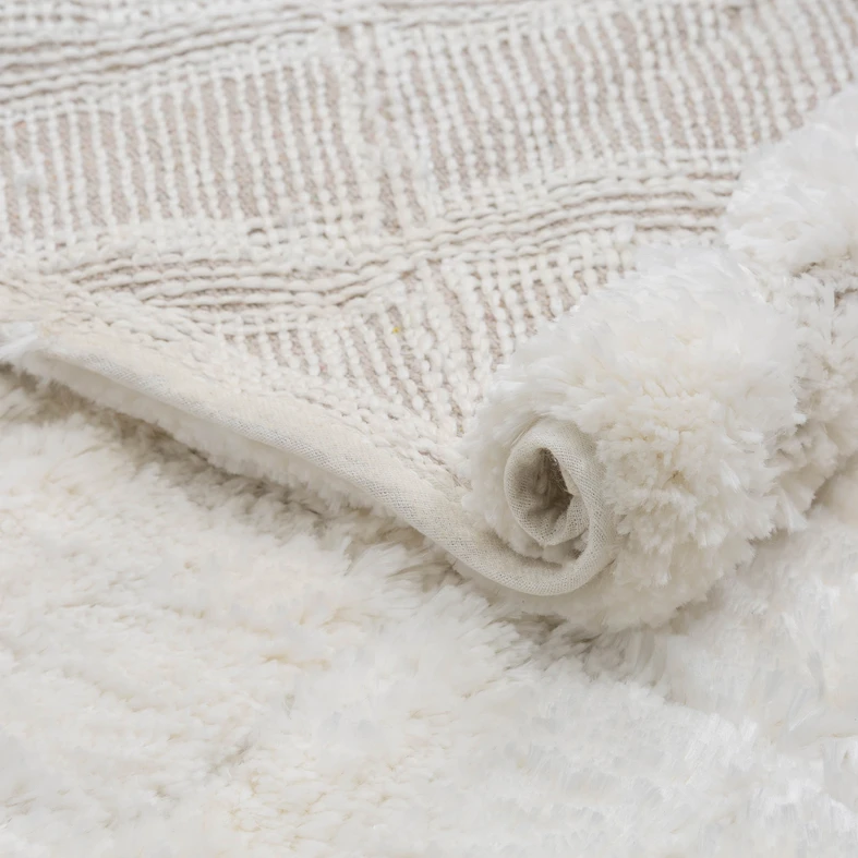 Kúpeľňová predložka biela MICHIGAN 50x80 cm