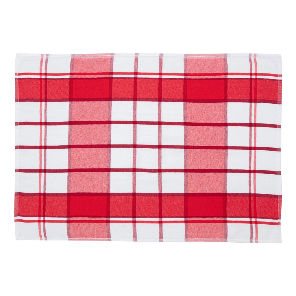 Kuchynská utierka KRATI, červená 50x70 cm