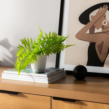 Umelá papraď v kvetináči 32 cm